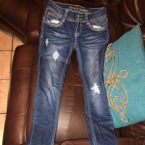 Almost Famous blue jeans .